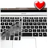 Casiii Best Acer Chromebook Keyboard Cover Back to School Buy 1 Get 1 Free Accessory Cool Colors Fits Acer Chromebooks 11.6” Durable Eco-Friendly & Hygienic (Not for Acer CB3-131) Black