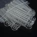 AZDENT Dental Orthodontic Ligature Ties for Braces Rubber Bands Clear White(1014 pcs/Bag) Dental Ligature Ties O-Rings Shapes Elastomeric Ligature Rubber Bands