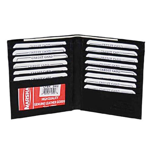 Bi-fold High End Leather Credit Card Holder #1502CF