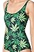 Women Digital Print One Piece Tight Stretch Swimsuit Swimwear