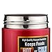Zojirushi Stainless Steel Food Jar, 19 oz/0.55 L, Metallic Red