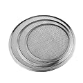 AUCH 3-Pack Commercial Grade Thicken Seamless Rim Aluminum Mesh Pizza Screen Baked Pizza Pan Netting, 6-Inch/9-Inch/12-Inch