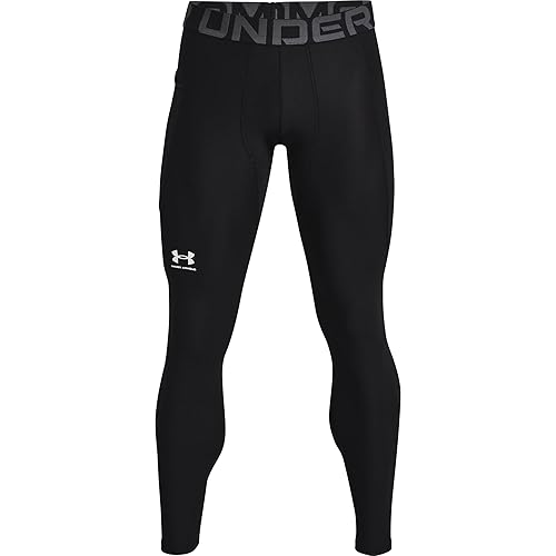 Under Armour Men's HeatGear Armour Leggings , Black (001)/Pitch Gray, XX-Large