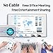 ERISAN S50 Native 1080P Wi-Fi Projector, 5500 Lux WiFi HD Video Projector, Wireless Connect w/iOS, Android, Mac, Windows 10, 300″ Display for Home Businessthumb 2
