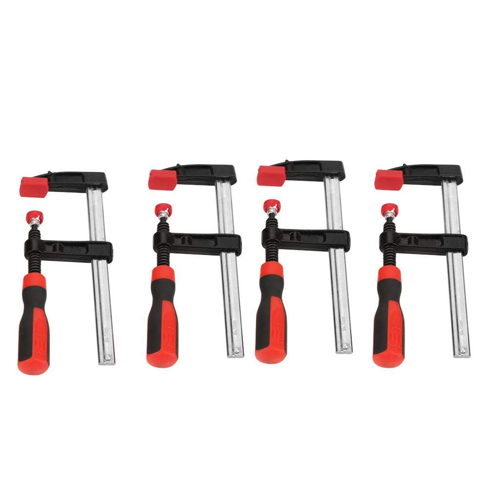 2pcs 50x150mm Heavy Duty F Clamps Woodworking Bar Clips Quick Slide Wood Clamp Diy Hand Tool Kit Set Woodworking F Clamp Clamp Sets