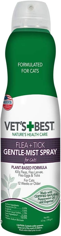 vet's best flea and tick home spray for cats