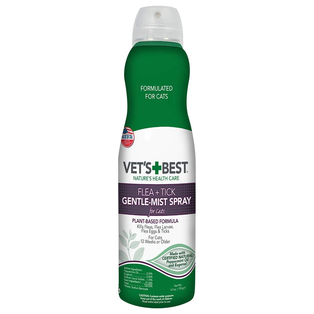 Reviews Vet's Best Flea & Tick Gentle Mist Spray for Cats