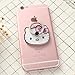 ZOEAST(TM) Pink Cat Kitty Kitten Universal 360° Rotating Phone Buckle Tablet Finger Grip Ring Stand Holder Kickstand Phones Tablets iPhone 4 4S 5 5S 6 6S SE 7 Plus Samsung iPad iPod (Pink Kitty)