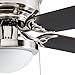 Harbor Breeze Armitage 52-in Brushed Nickel Indoor Flush Mount Ceiling Fan with Light Kit