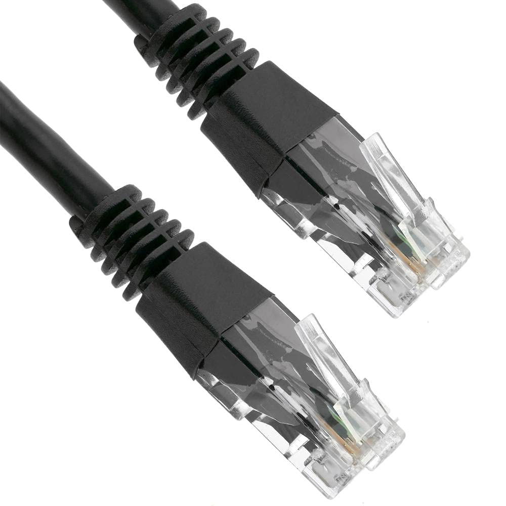 JAFSAL ONLINE CAT6 RJ45 Lan Cable- Gigabit Ethernet Patch Network UTP Lead- High Speed Ethernet Cable Cord Ideal for Internet, Router, Modem, Smart TV, PC and Laptop – 30 Meter Black