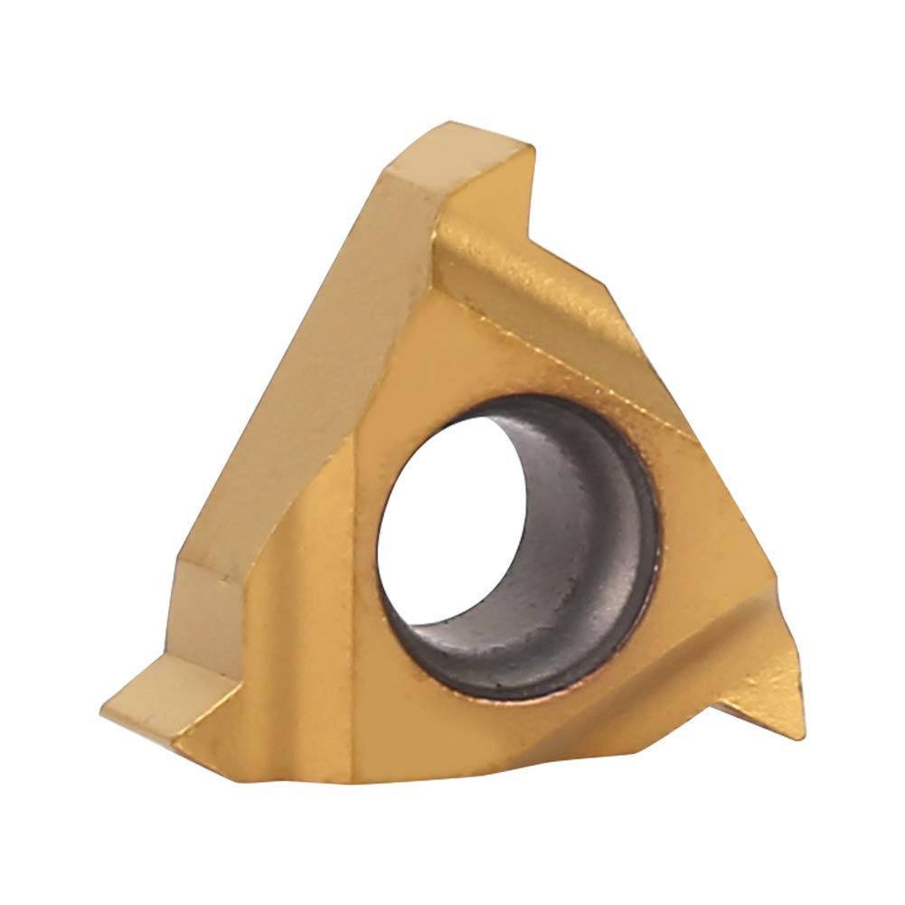 10pcs 1/4" CNC Carbide Insert Cutter, 11ER A60 Diamond Shape CNC Lathe Cutter Turning Tool