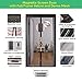 Magnetic Screen Door Full Frame Velcro, Heavy Duty Mesh, 26 Auto-Snap Magnets for Secure Seal, Pet and Kid Friendly, Keeps Bugs and Mosquitoes Out, Lets Fresh Air In. For doors 82''L X 34''W