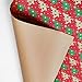 Ankuka Kraft Christmas Wrapping Paper Set, All Occasion Gift Wraps for Birthday, Valentine, Wedding and Party, 5 Rolls/Pack, 30