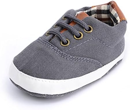 ENERCAKE Baby Boys Girls Shoes Toddler High-Top Ankle Canvas Infant Sneakers Soft Sole Newborn First Walkers Crib Shoes