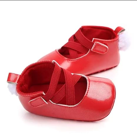 red baby girl shoes