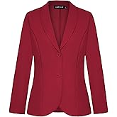 MINTLIMIT Womens Blazer Long Sleeve Shawl Lapel Business Work Blazers Button Open Front Casual Office Jackets