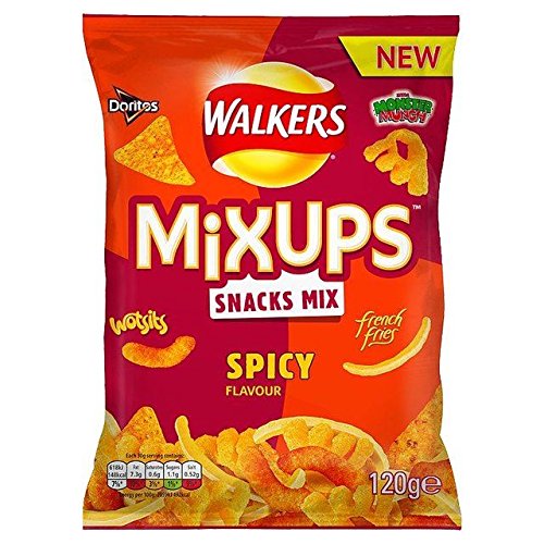Walkers Mixups Snacks Mix Spicy 120g