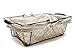 Mkono Bread Basket Metal Wire Basket with Removable Liner, Great for Bread, Snacks, Household Items