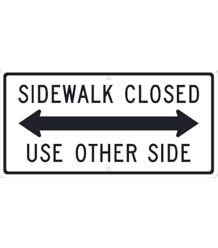 USA標識看板　SIDEWALK CLOSED WS265577__78818.1715018562.jpg?c=2