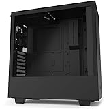 NZXT H510 - CA-H510B-B1 - Compact ATX Mid-Tower PC Gaming Case - Front I/O USB Type-C Port - Tempered Glass Side Panel - Cabl