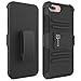 CoverON [Explorer Series] Fit iPhone 8 Plus Holster Case, iPhone 7 Plus Belt Clip Case, Holster Hybrid Armor Belt Clip Hard Phone Cover for Apple iPhone 8 Plus/iPhone 7 Plus Holster Case - Black