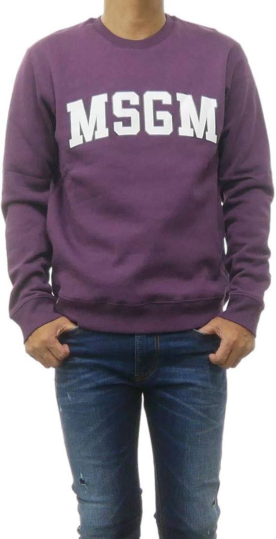 Amazon Msgm エムエスジーエム クルーネックトレーナー 2540mm178 メンズ 並行輸入品 トレーナー パーカー 通販