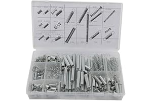 DODODIY 200 PCS Springs Assortment Extension Compression Tension Springs 20 Kinds for All Types of Home Repairs and DIY Proje