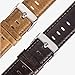 Galaxy Watch 46mm Bands, Gear S3 Bands, KADES 22mm Universal Leather Replacement Strap with Quick Release Pin Compatible for TicWatch Pro/Amazfit Stratos Smart Watch, Large, Brown and Cofee