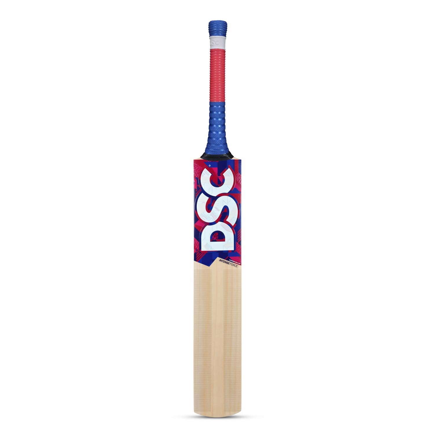 DSC Intense Force Cricket Bat For Mens and Boys (Beige, Size -1) | Material: Kashmir Willow | Lightweight | Free Cover | Ready to play | For Intermediate Player | Ideal For Leather Ball