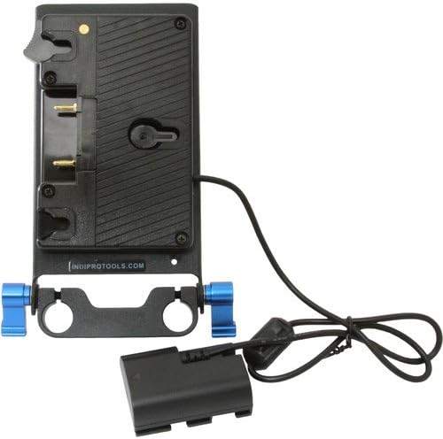 IndiPRO Tools Gold Mount Plate with Canon LP-E6 Dummy Battery