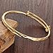 Girl Era 18K Yellow Gold-Filled Adjustable Polished Bangle Bracelet For Womens