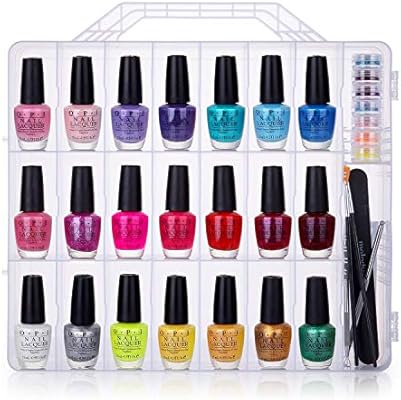 Amazon Com Melodysusie Portable Nail Polish Organizer Universal