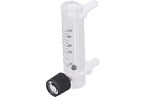 Gas Flow Meter 100-1000ml/min Gas Regulator Air Adjustable Control Valve Flowmeter with Panel Measure