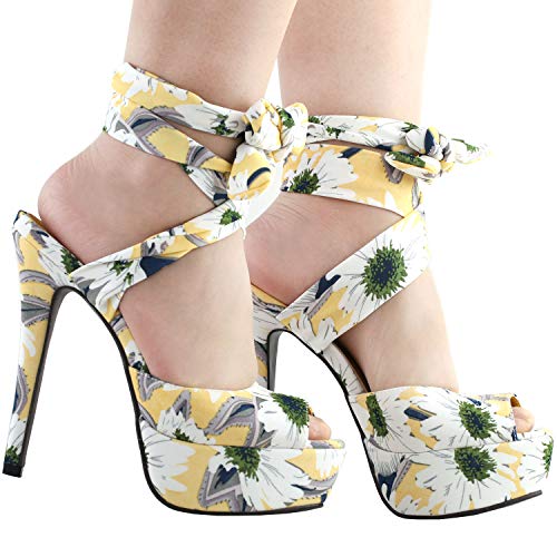 SHOW-STORY-Retro-Yellow-Floral-Print-Ankle-Strap-Platform-High-Heel-Party-SandalsLF80895