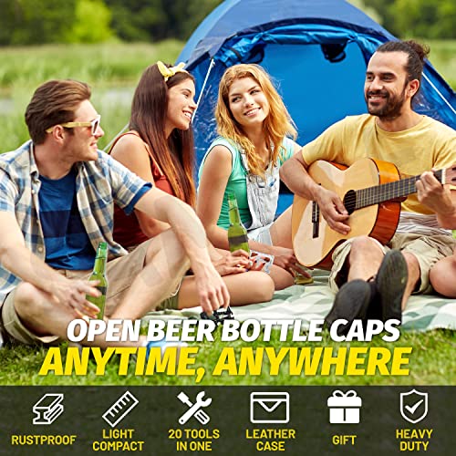 Gifts for Men Dad Him, Stocking Stuffers for Men, 20-in-1 Credit Card Multitool, Christmas Gifts for Men Who Have Everything, Cool Gadgets for Men Husband, Boyfriend, Grandpa, Adults, Tool for Men