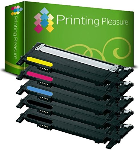 5-Pack Compatible Toner Cartridges for use in Samsung Xpress C410W SL-C460W SL-C460FW SL-C467W CLP-360 CLP-360N CLP-365 CLP-365W CLP-368 CLX-3300 CLX-3305 CLX-3305FN CLX-3305W CLX-3305FW
