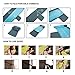 WoneNice Camping Hammock - Portable Lightweight Double Nylon Hammock, Best Parachute Hammock with 2 x Hanging Straps for Backpacking, Camping, Travel, Beach, Yard and Garden Orange/Grey