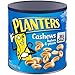 PLANTERS Cashew Halves & Pieces, 46 oz Resealable Canister - Roasted in Peanut Oil - Convenient Size Snack - Kosher Snack