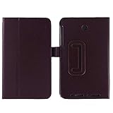 Aobiny Luxury Leather Case Cover for Asus Memo Pad 7 ME176C ME176CX Tablet (Brown)