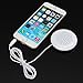 Mini Speaker,ELEGIANT Portable White 3.5mm Mini Pillow Speaker for MP3 MP4 Player iPhone iPod Touch CD Radio