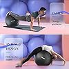 Trideer-Exercise-Ball-Multiple-ColoursThick-Gym-Ball-Heavy-Duty-yoga-ball45-85cmSupports-2200lbs-Stability-Ball-for-Yoga-Pilates-Fitness-Pregnancy-and-Birthing Trideer Extra Thick Yoga Ball Exercise Ball, 5 Sizes Gym Ball, Heavy Duty Ball Chair for Balance, Stability, Pregnancy…