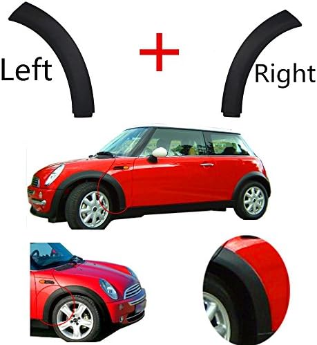 General Mega 2 pcs Wheel Arch Trim Cover/Wheel Housing Trim Lower Fender for BMW Mini One/One D/Cooper/Cooper S R50 R52 R53 2002-2008 Front Left & Right Side