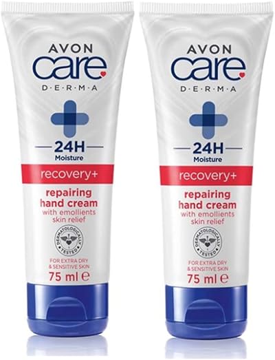 Avon Care Derma Recovery Repairing Hand Cream 150ml - Pack of 2 for Dry