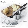 HUAYT-Potatoes-Ricer430-Stainless-Steel-Multi-Functional-Potato-Ricer-Masher-for-Vegetable-and-Fruit-with-3-Interchangeable-Ricing-Discs-and-3-in-1-PeelerPerfect-for-Mashed-Potatoes-Fishcakes HUAYT Potato Ricer Masher,Multi-Functional Potato Ricer and Masher Stainless Steel for Vegetable and Fruit with 3…