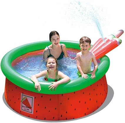 paddling pool with sprinkler