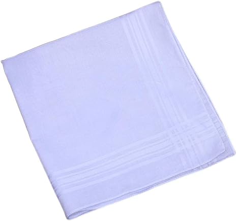 Amazon Co Jp Kinmy ハンカチ40x40cmメンズレディースファンシーウーブンハンカチクラシックピュアホワイトコットンハンカチ ストライプジャカードプリントポケットスクエアタオルギフト 服 ファッション小物