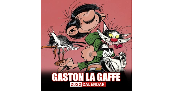 Calendrier Gaston Lagaffe 2023 Belgique Comique Drôle Calendrier 2022: Bandes Dessinées, Poupées  Spéciales. Janvier 2022 - Décembre 2022 Calendrier Mensuel Au Carré  Officiel, Calendario, Calendrier12 Mois | Bonus 4 Mois 2023: Franquin,  Gaston, Franquin: 9798786731683: Amazon.com: Books