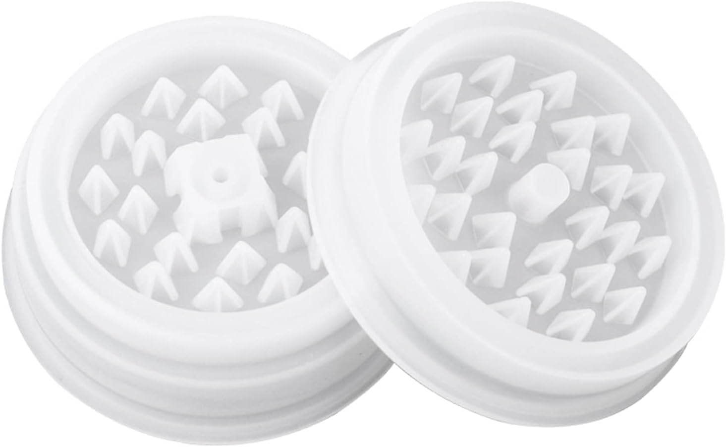 Photo 1 of 1 Set White Round DIY Silicone Mold for Resin Art Crafts, Grinder Mold High Toughness Silicone Resin Casting Grinding Sculpture Supplies Casting Supplies