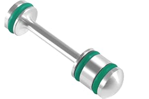 HUTUDAN Oil Diverter Barbell 6061-T6 Aluminum Alloy for GM Gen III & IV LS Engines - Fits LS1 LS2 LS3 LS6 LQ4 LQ9 L92 L99 4.8L 5.3L 5.7L 6.0L 6.2L - Billet Rear Galley Plug Performance Upgrade