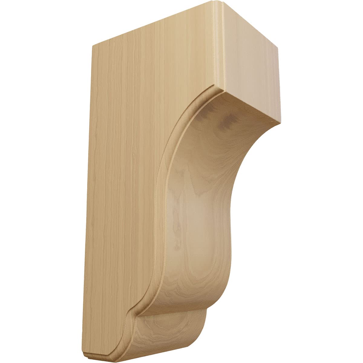 Ekena Millwork COR05X07X14CPCH Capistrano Mission Wood Corbels, 5 3/4″W x 7″D x 14″H, Cherry